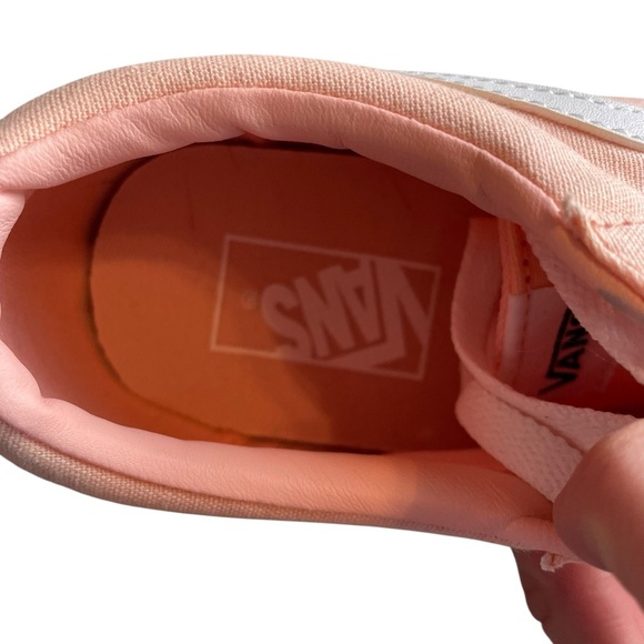 Vans Old Skool Sneakers Light Pink Peach Canvas Women’s Size 9 - Picture 4 of 7